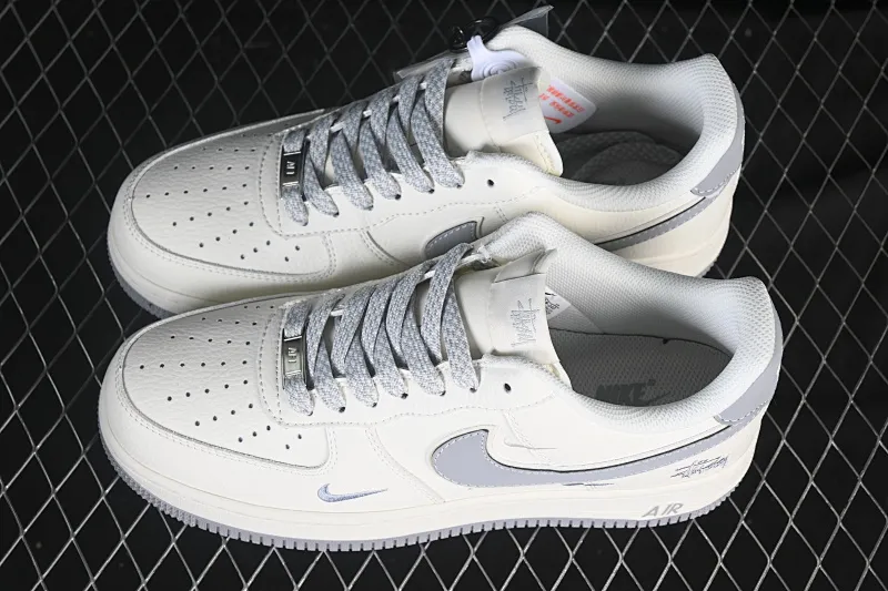 All categories Nk Air Force 1 Air Force series Nk Air Force 1 Low Air Force low top Nike Air Force 1'07 Low Stusi beige small three hook Air Force 1 low top casual sneakers CS5288-040